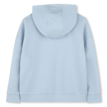 BOSS Sudadera para niña y adolescente azul cielo, new logo